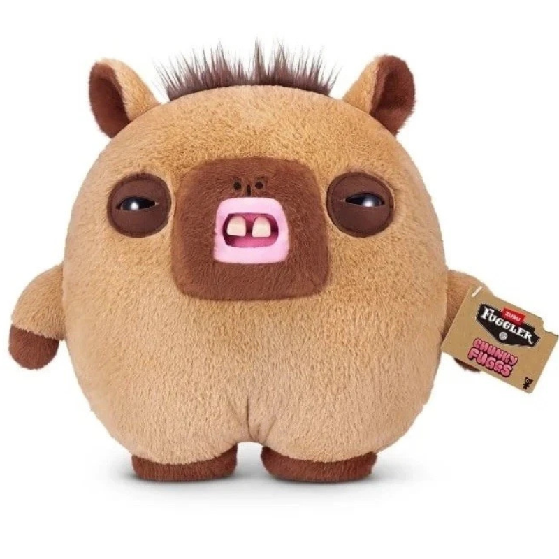 Front view of Cap'n Blathering Barry plush displaying attached Chunky Fuggs hangtag