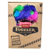 Thumbnail for Zuru Fuggler Funny Ugly Monster Laboratory Misfits Edition kraft window box front neon rainbow blue green pink fur variant ages 4 plus